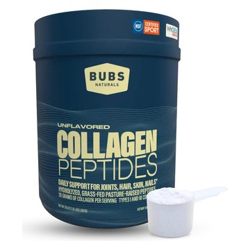 BUBS Naturals collagen peptides tub