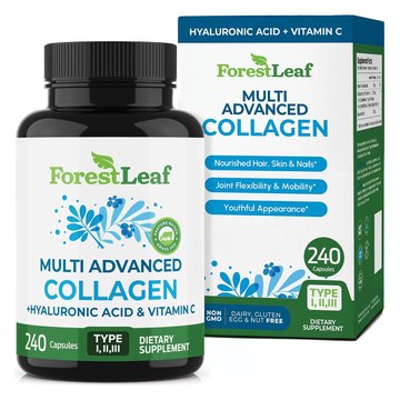 ForestLeaf collagen capsules bottle