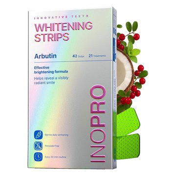 InoPro peroxide-free teeth whitening strips
