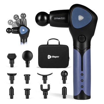 Lifepro DynaFlex massage gun with rotating arm