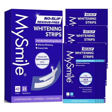 MySmile hydroxyapatite teeth whitening strips