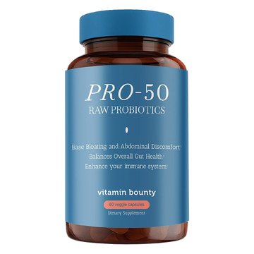 Vitamin Bounty Pro-50 probiotic bottle